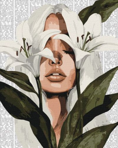 Картина за номерами - "Барвиста поезія: Лілії" ©art_selena_ua, 40х50см  мініатюра фото 1