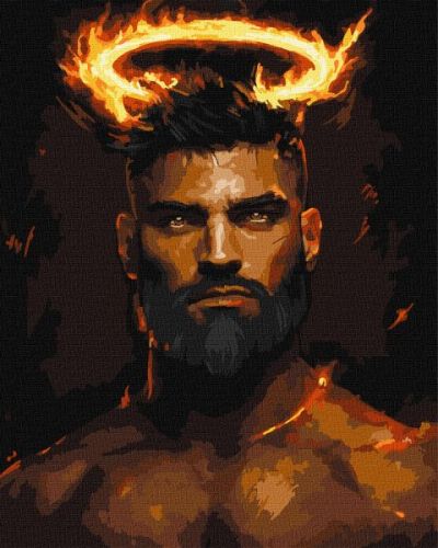 Картина за номерами - "Брутальний стиль" ©art_selena_ua, 40х50см  мініатюра фото 1