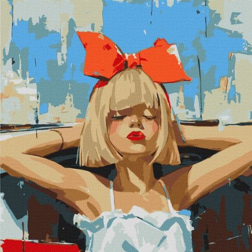 Картина за номерами - "І нехай весь світ зачекає" ©Mariia Kotiuzhynska, 50х50см  мініатюра фото 1