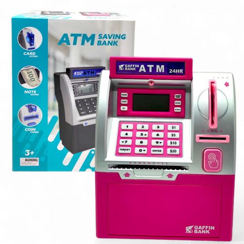 Интерактивная игрушка "Сейф" (РОЗОВЫЙ)  мініатюра фото 1