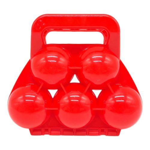 Снежколеп на 5 снежок (КРАСНЫЙ)  мініатюра фото 1