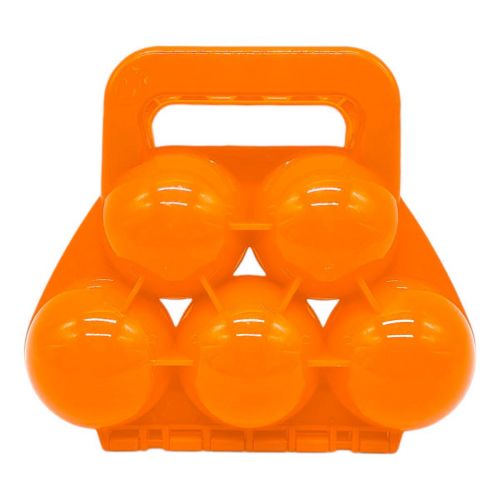 Снежколеп на 5 снежок (Оранжевый)  мініатюра фото 1