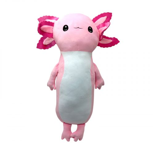 М'яка іграшка друзяка-обіймака аксолотль 58см.  мініатюра фото 1