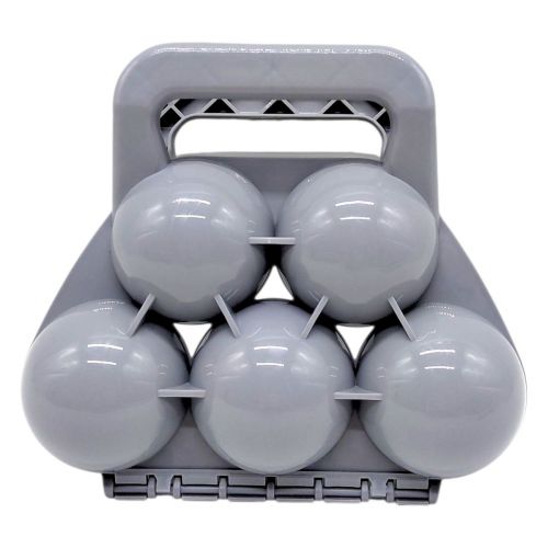 Сніжколіп  5 сніжок, у сітці (СІРИЙ)  мініатюра фото 1