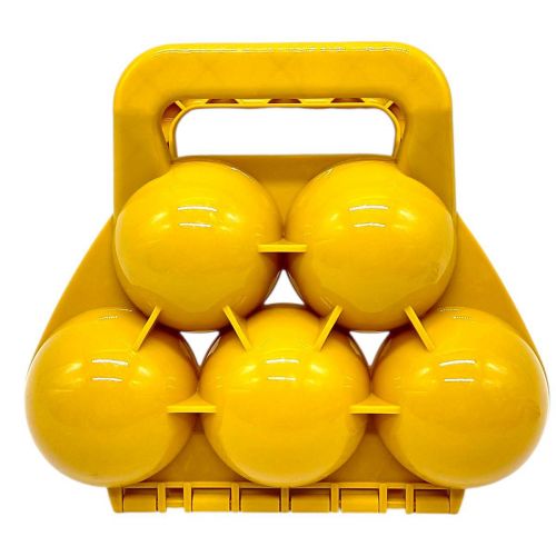 Сніжколіп  5 сніжок, у сітці (ГІРЧИЧНИЙ)  мініатюра фото 1