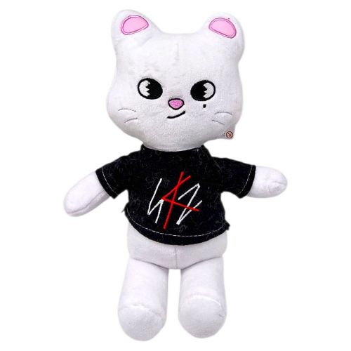 М'яка іграшка "Skzoo.  білий тхір Джинірет" (персонаж Хьонджіна) 28 см  мініатюра фото 1