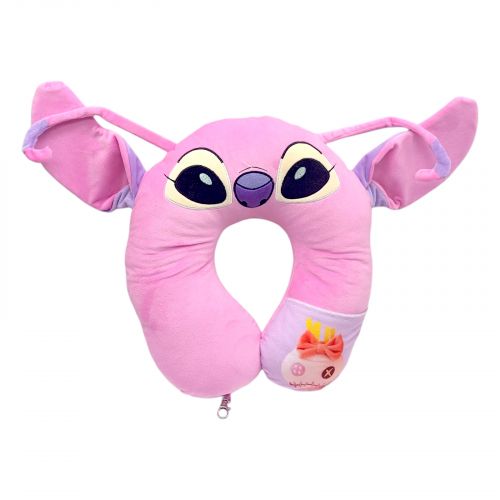 Підголівник подушка рожевий Енджел 35х30 см  мініатюра фото 1