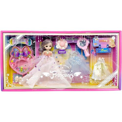 Лялька в коробці В (БІЛІЙ) СУКНІ  мініатюра фото 1