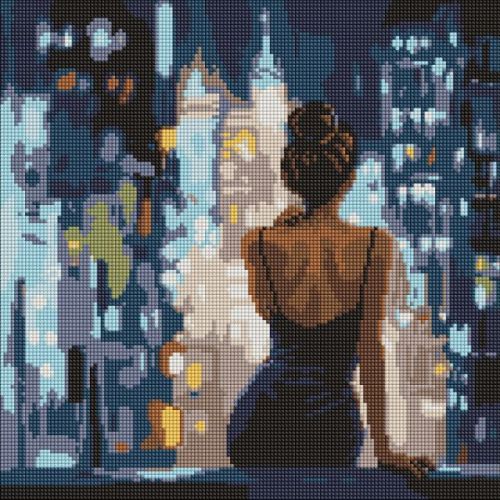 Алмазна мозаїка - "Кінець вечірки" ©art_selena_ua, 40х40см  мініатюра фото 1