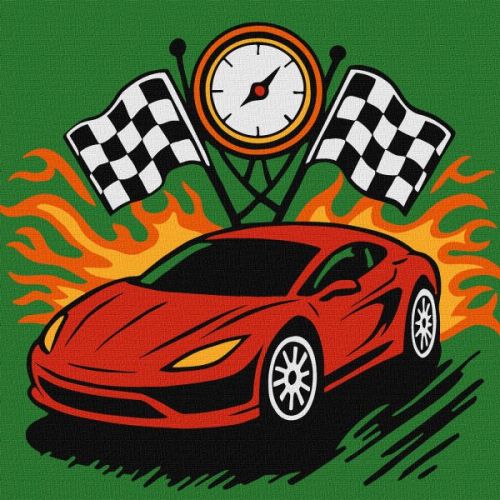 Картина за номерами - "Мить перемоги" ©art_selena_ua, 25х25см  мініатюра фото 1