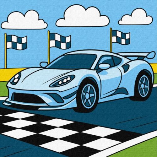 Картина за номерами - "Блискуча перемога" ©art_selena_ua, 25х25см  мініатюра фото 1