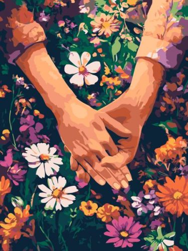 Картина за номерами - "Тримай мене міцно" ©art_selena_ua, 30х40см  мініатюра фото 1