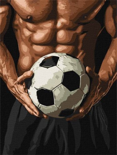 Картина за номерами - "Торс футболіста" ©art_selena_ua, 30х40см  мініатюра фото 1