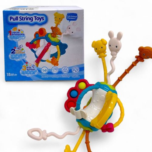 Брязкальце Монтессорі "Розвиваючі тваринки" 12*11*12  см  мініатюра фото 1