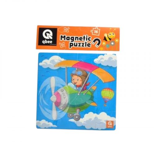 Пазлы фомовые магнитные - 16 элм "Юный пилот"  мініатюра фото 1