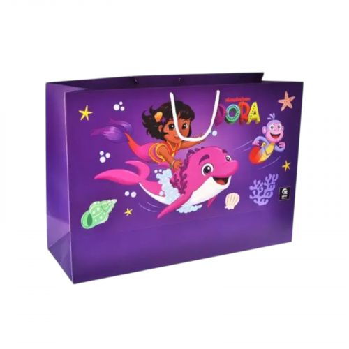 Пакет паперовий XL "Дора мандрівниця" р. 50x35x17 см  мініатюра фото 1