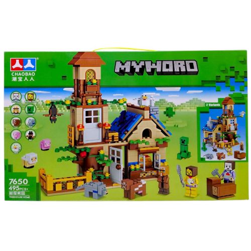 Конструктор "Майнкрафт/Minecraft" 495 деталей, в коробці 48х30х7 см  мініатюра фото 1