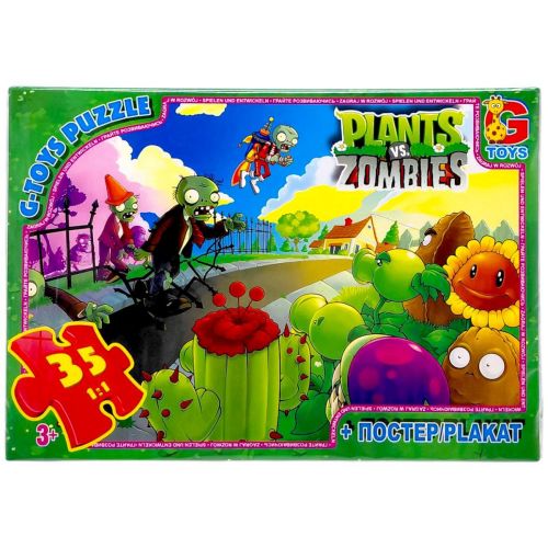 Пазли із серії "Рослини проти Зомбі", 35 ел  мініатюра фото 1