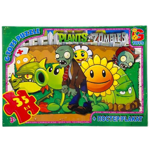 Пазли із серії "Рослини проти Зомбі", 35 ел  мініатюра фото 1
