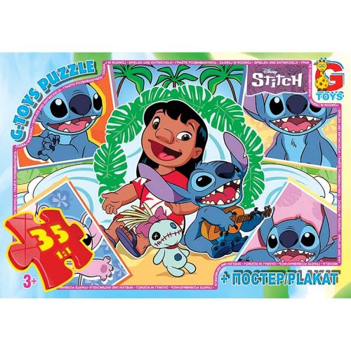 Пазли із серії "Stitch", 35 елементів  мініатюра фото 1