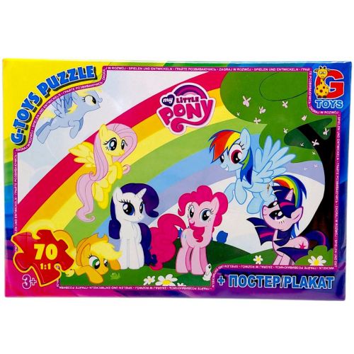 Пазли із серії "Моя маленька поні", 70 ел  мініатюра фото 1