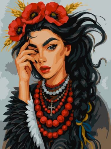 Картина за номерами - "Крилата" ©art_selena_ua, 30х40см  мініатюра фото 1