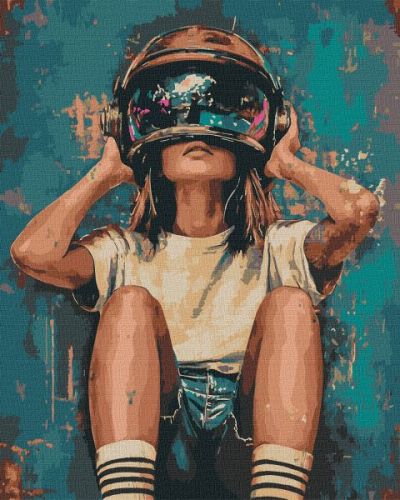 Картина за номерами - "Простір в очах" ©art_selena_ua, 40х50см  мініатюра фото 1