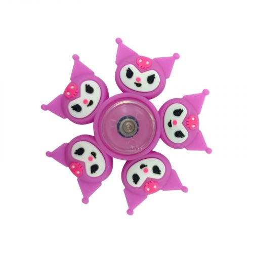 Спинер резиновый КУРОМИ (РОЗОВЫЙ)  мініатюра фото 1