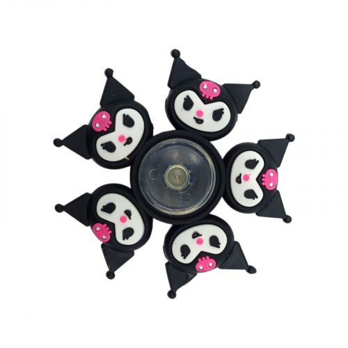 Спинер резиновый КУРОМИ (ЧЕРНЫЙ)  мініатюра фото 1