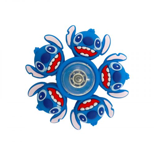 Спинер резиновый STITCH (ГОЛУБОЙ)  мініатюра фото 1