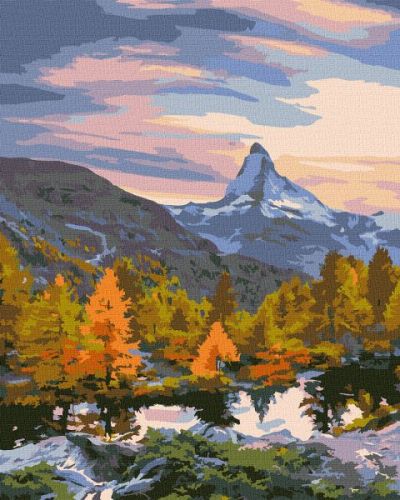 Картина за номерами "Яскравий ліс" 40х50 см  мініатюра фото 1