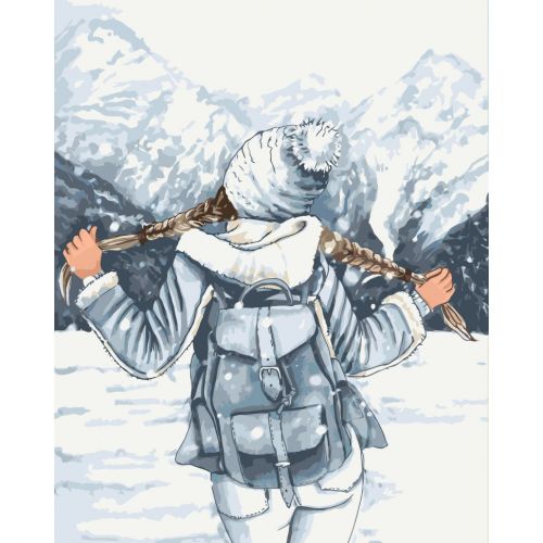 Картина по номерам "Шлях до гір" 40х50 см  мініатюра фото 1