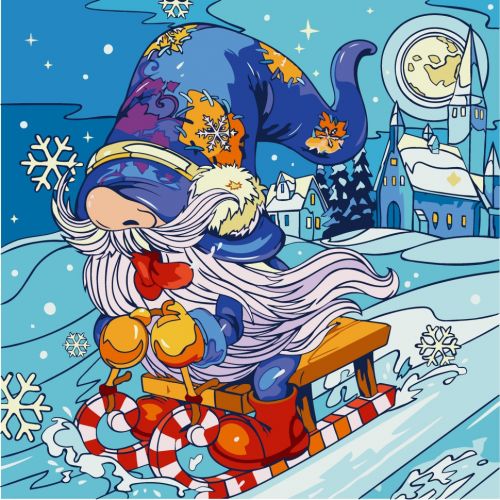 Картина по номерам "Назустріч святу" 40х40 см  мініатюра фото 1