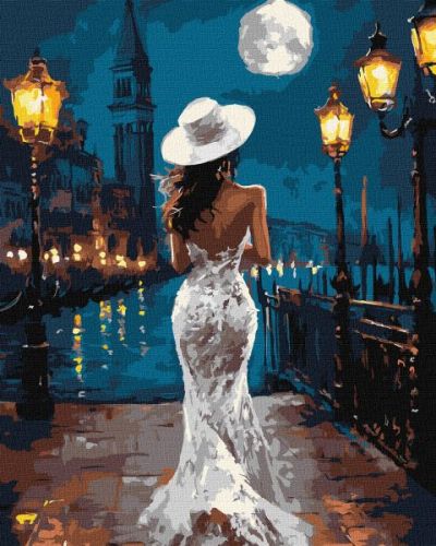 Картина за номерами - "Біля причалу" ©art_selena_ua, 40х50см  мініатюра фото 1