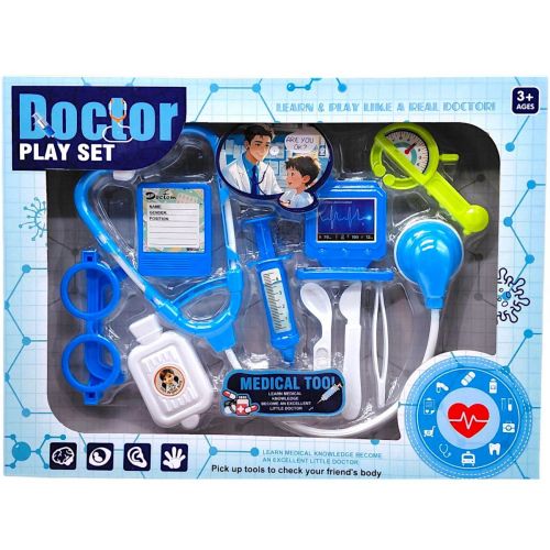 Набір лікаря в коробці (БЛАКИТНИЙ)  мініатюра фото 1