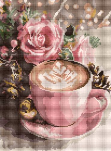 Алмазна мозаїка - "Новорічне капучино" ©art_selena_ua, 30х40см  мініатюра фото 1