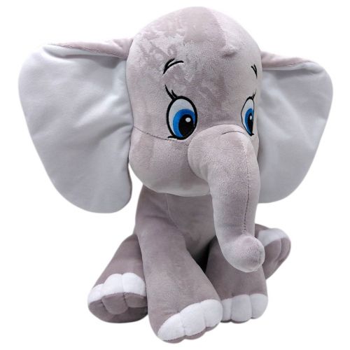 М'яка іграшка "Слоненя" 33 см (сіре)  мініатюра фото 1