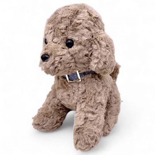 М'яка іграшка "Мальтіпу сидячий" (коричневий) 23 см  мініатюра фото 1