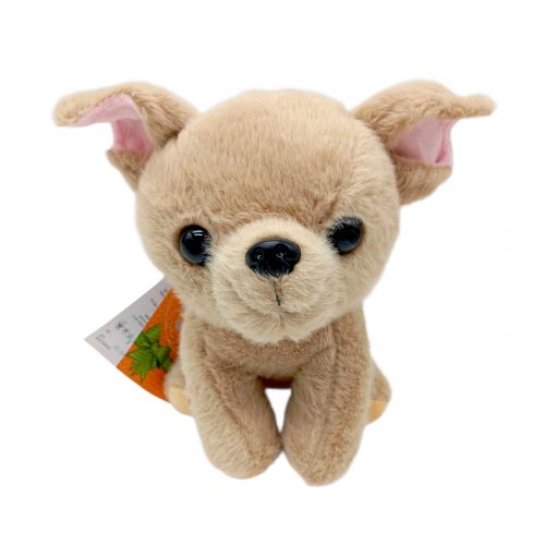 М'яка іграшка Собака 20 СМ (СВІТЛО-КОРИЧНЕВА)  мініатюра фото 1