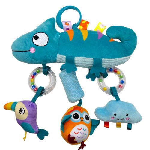 Брязкальце м'яке "Ящірка"  мініатюра фото 1