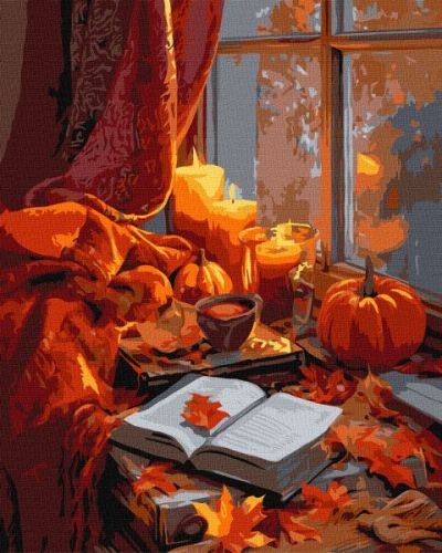 Картина за номерами - Осінь у серці 40х50 см.  мініатюра фото 1