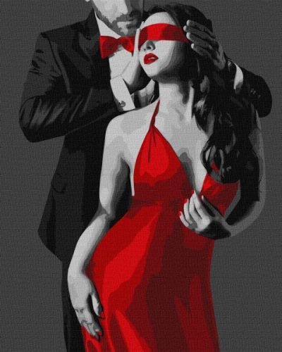 Картина за номерами - Колір пристрасті 40х50 см.  мініатюра фото 1