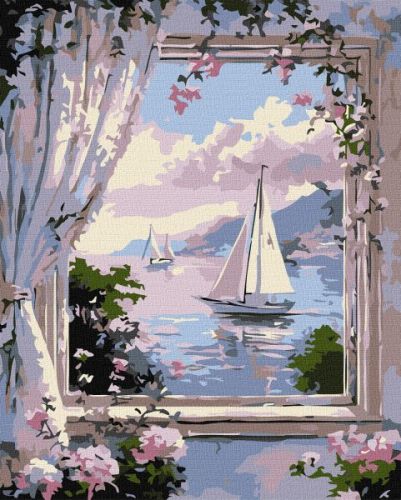 Картина за номерами - Чарівна гавань 40х50 см.  мініатюра фото 1