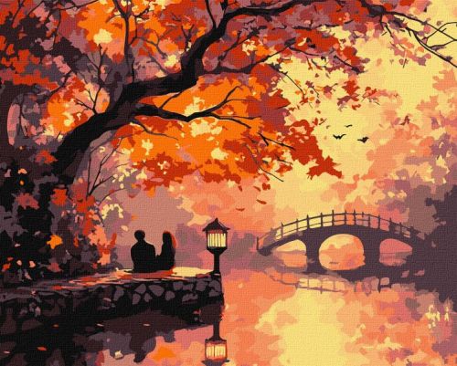 Картина за номерами - Осіння ідилія 40х50 см.  мініатюра фото 1