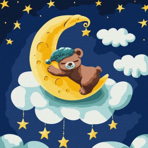 Картина за номерами - Казкова ніч 30х30 см.  мініатюра фото 1