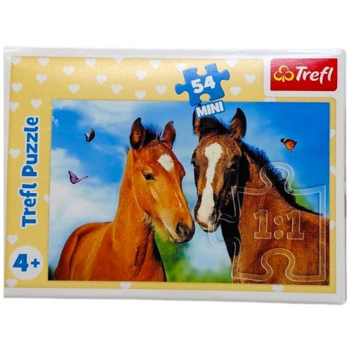 Пазли "Тваринки.  Коні" 54 ел  мініатюра фото 1