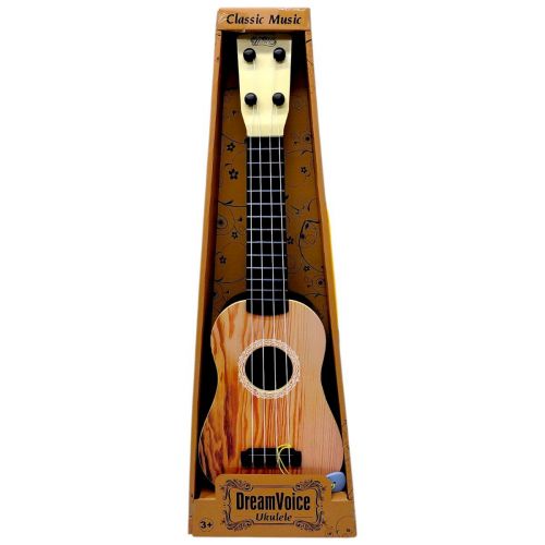 Гітара  “Акустична”, на 4 струни (СВІТЛО-КОРИЧНЕВА)  мініатюра фото 1