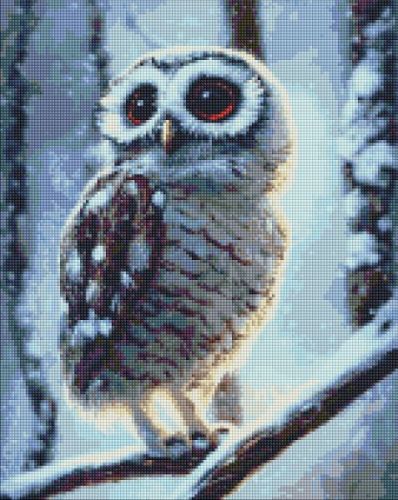 Алмазна мозаїка - "Диво-сова" ©Neag Mircea Marius, 40х50см  мініатюра фото 1