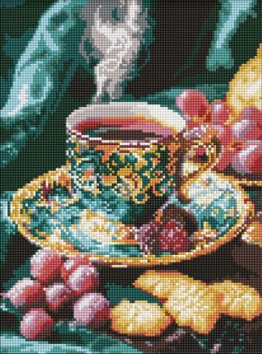 Алмазна мозаїка - "Кава по-турецьки" ©art_selena_ua, 30х40см  мініатюра фото 1