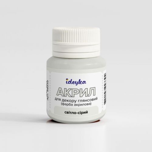Акрил для декору - Світло-сірий  мініатюра фото 1
